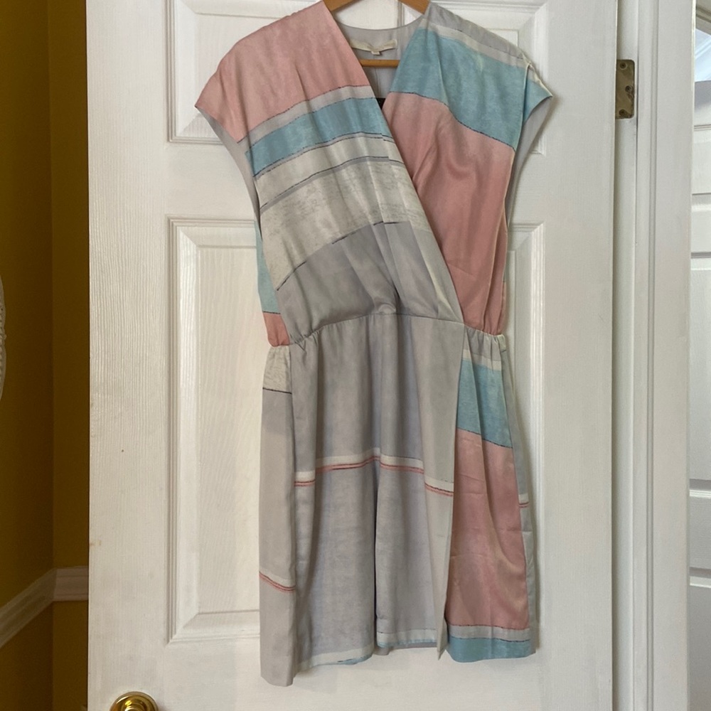 CLEARANCE! Willow and Thread, light pastel wrap dress